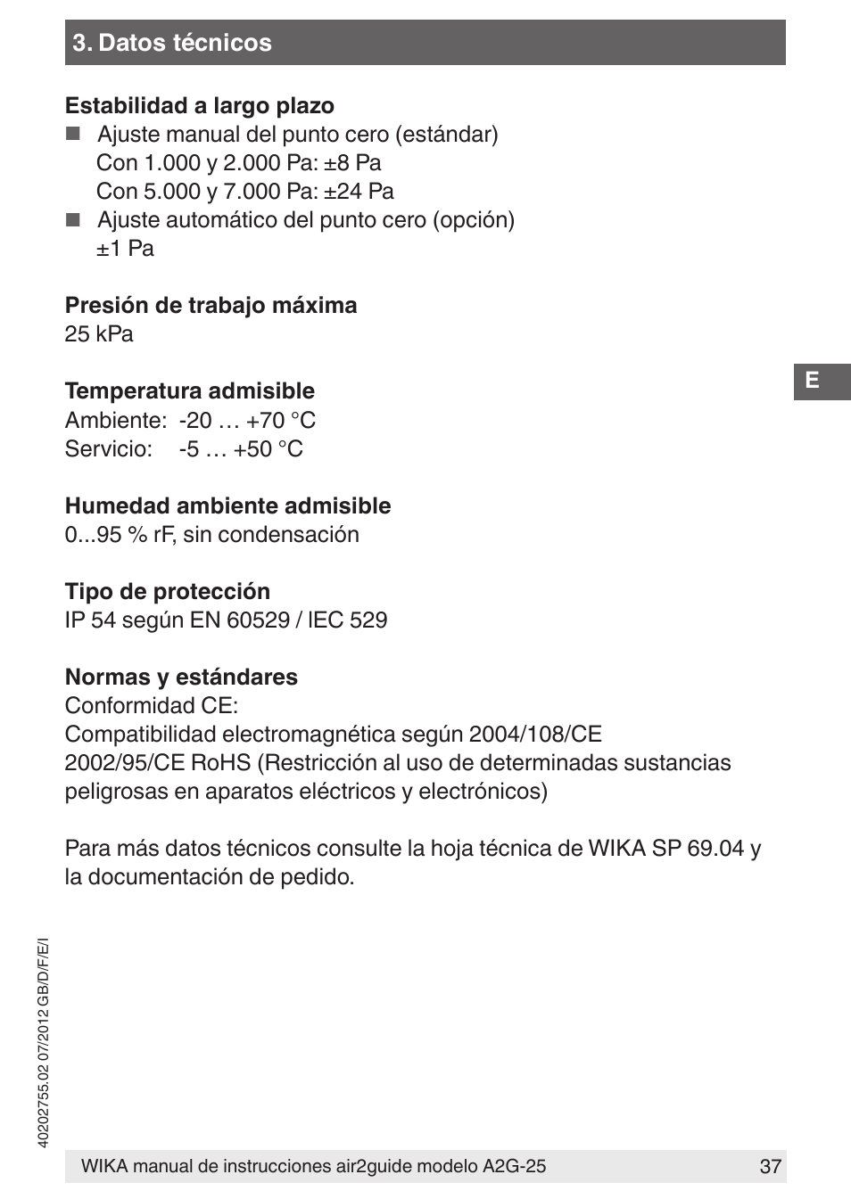 WIKA A2G-25 User Manual | Page 37 / 56