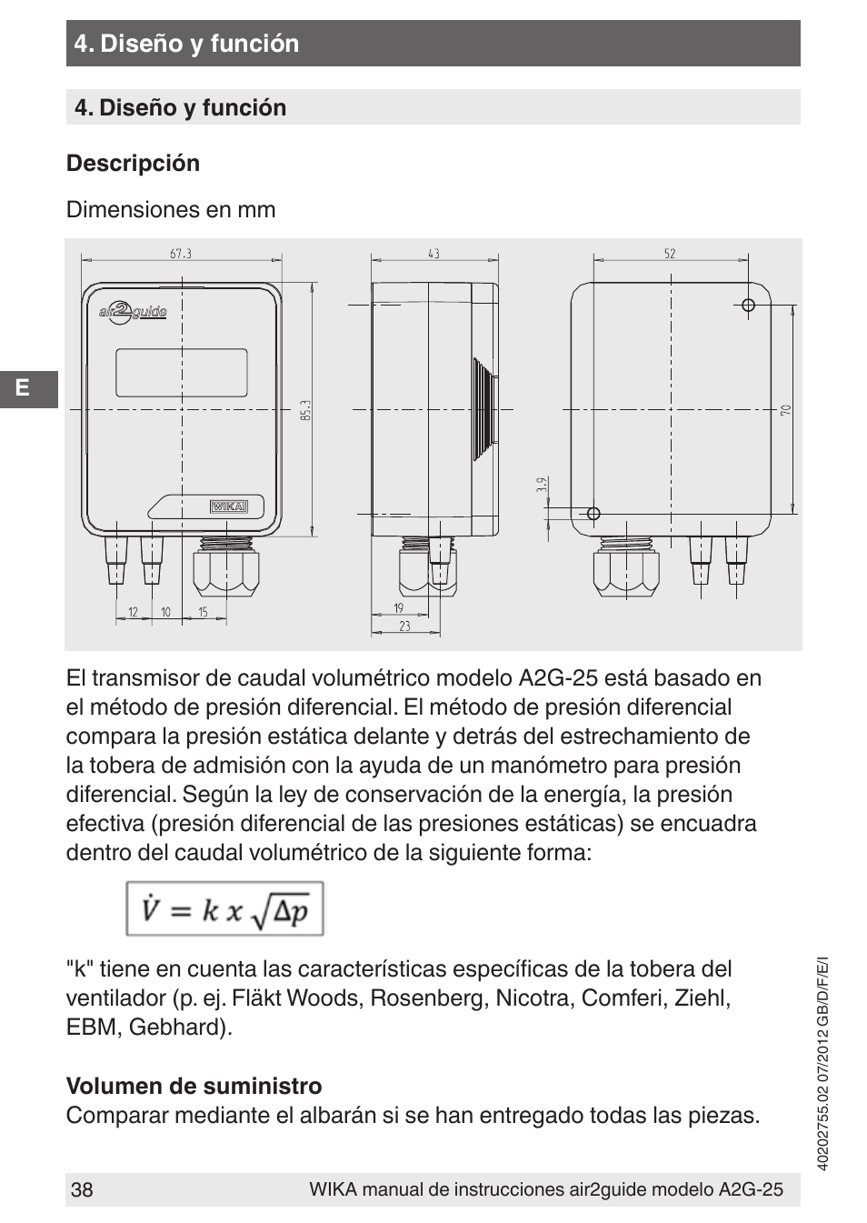 WIKA A2G-25 User Manual | Page 38 / 56