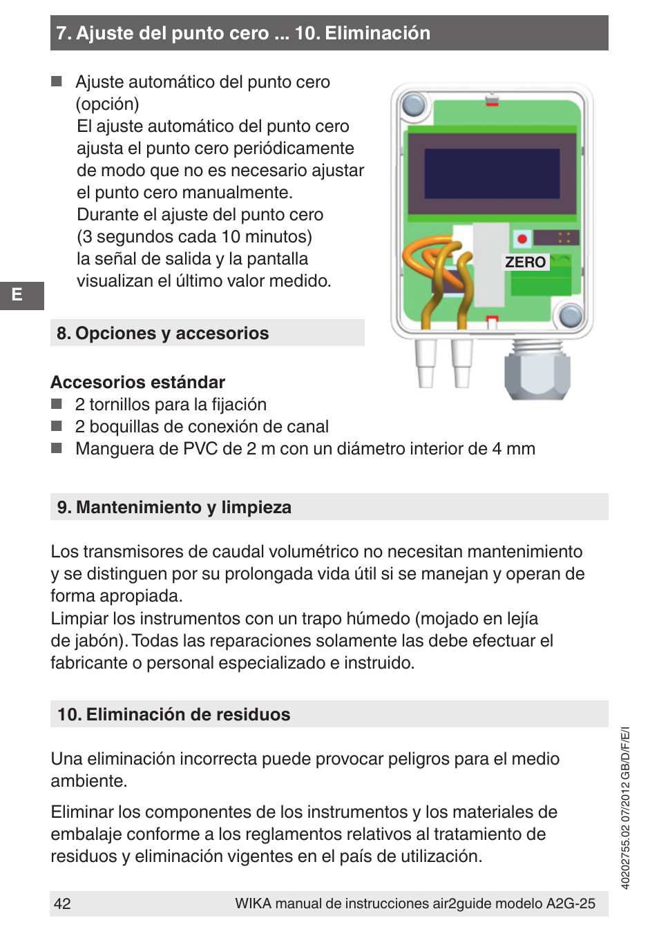 WIKA A2G-25 User Manual | Page 42 / 56