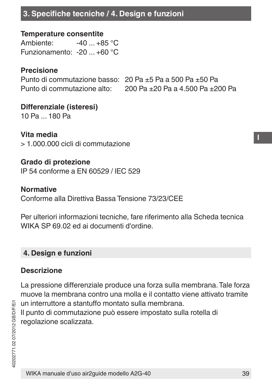 WIKA A2G-40 User Manual | Page 39 / 44