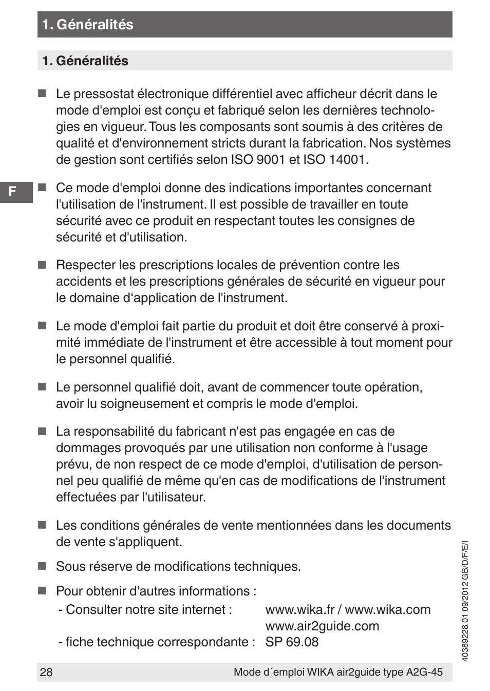 WIKA A2G-45 User Manual | Page 28 / 64