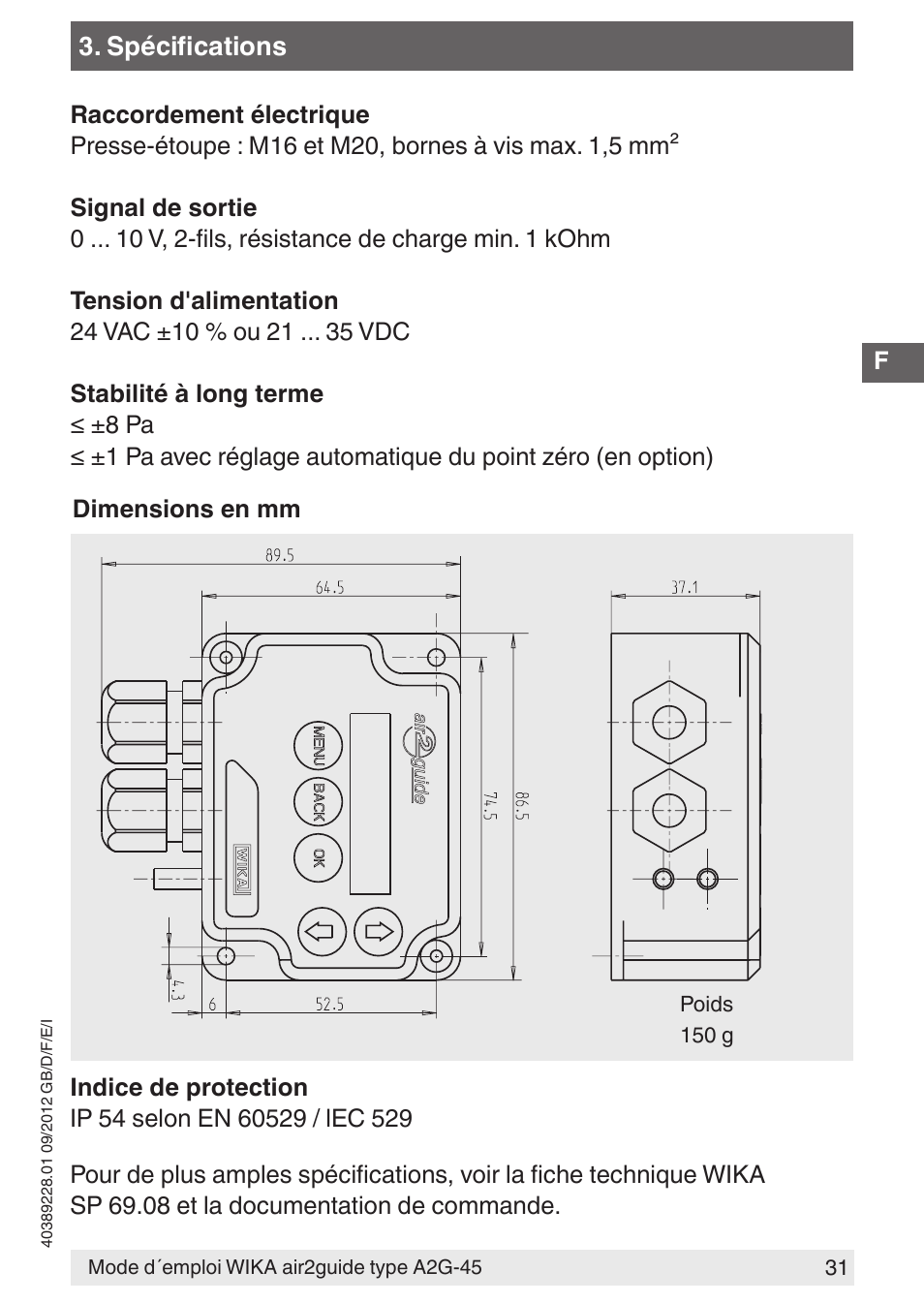 WIKA A2G-45 User Manual | Page 31 / 64