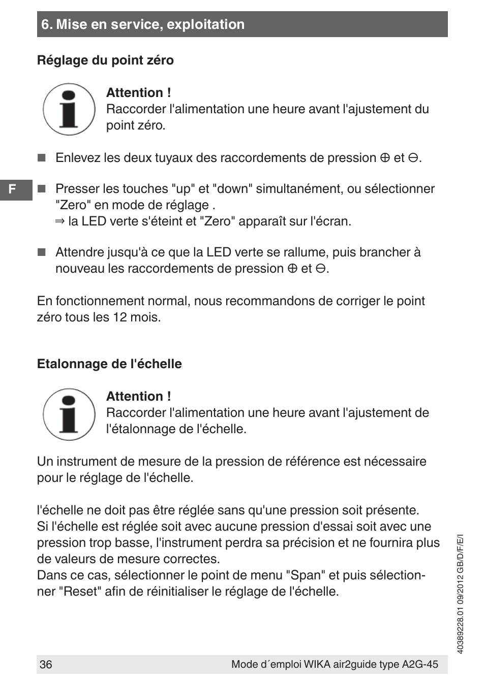 WIKA A2G-45 User Manual | Page 36 / 64