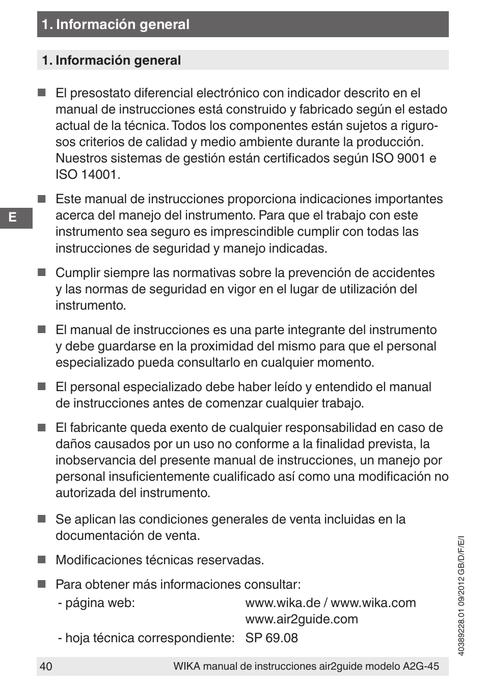 WIKA A2G-45 User Manual | Page 40 / 64