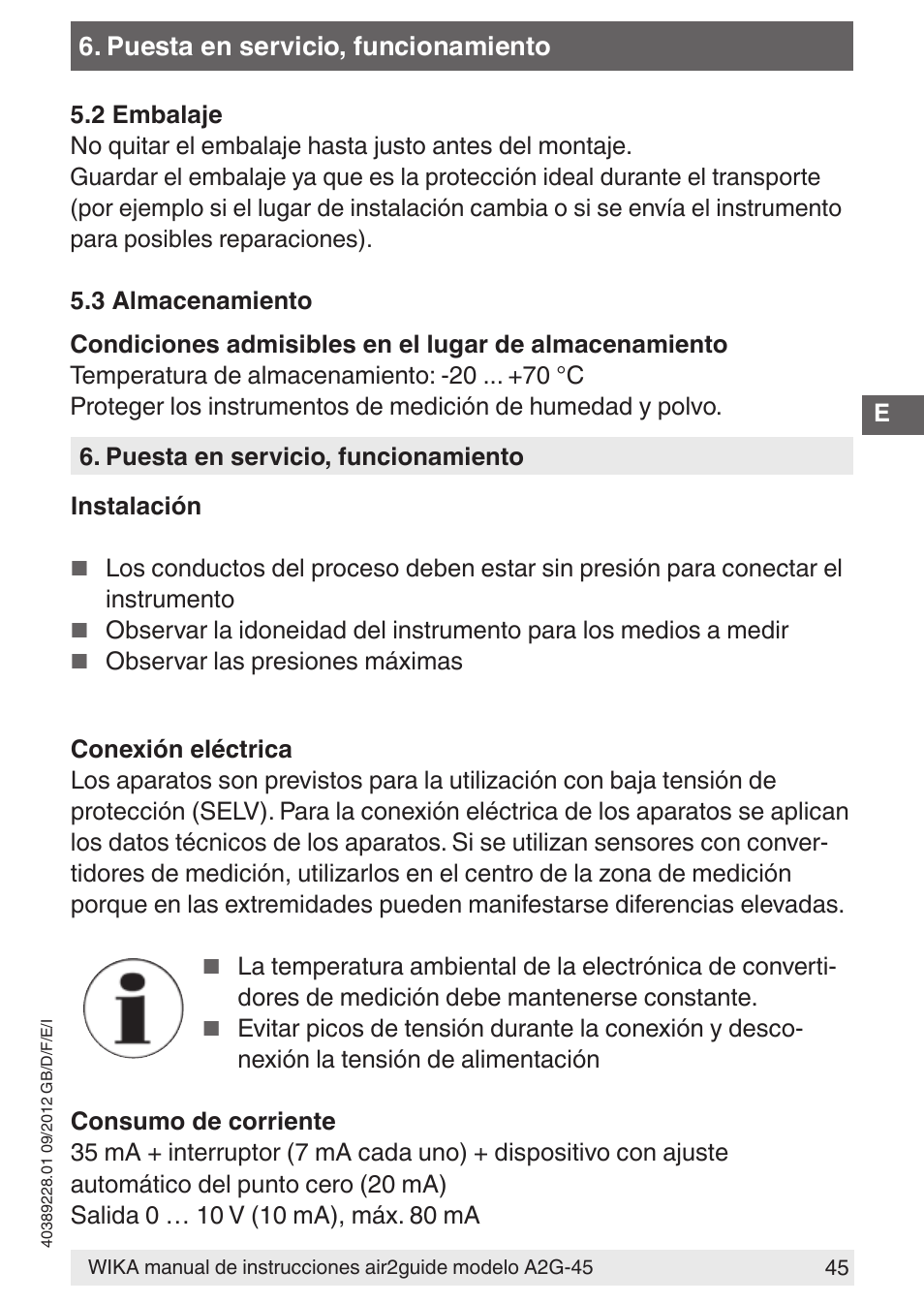 WIKA A2G-45 User Manual | Page 45 / 64