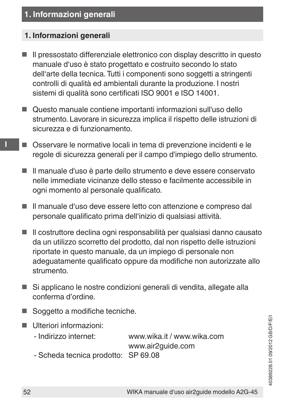 WIKA A2G-45 User Manual | Page 52 / 64