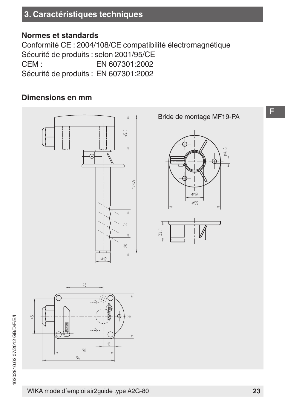 WIKA A2G-80 User Manual | Page 23 / 44