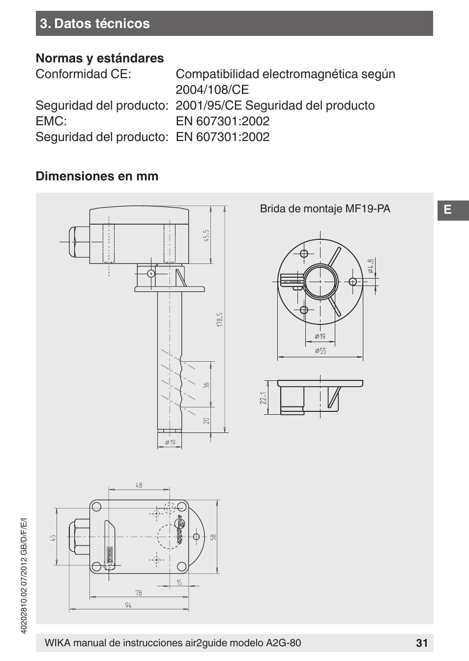 WIKA A2G-80 User Manual | Page 31 / 44