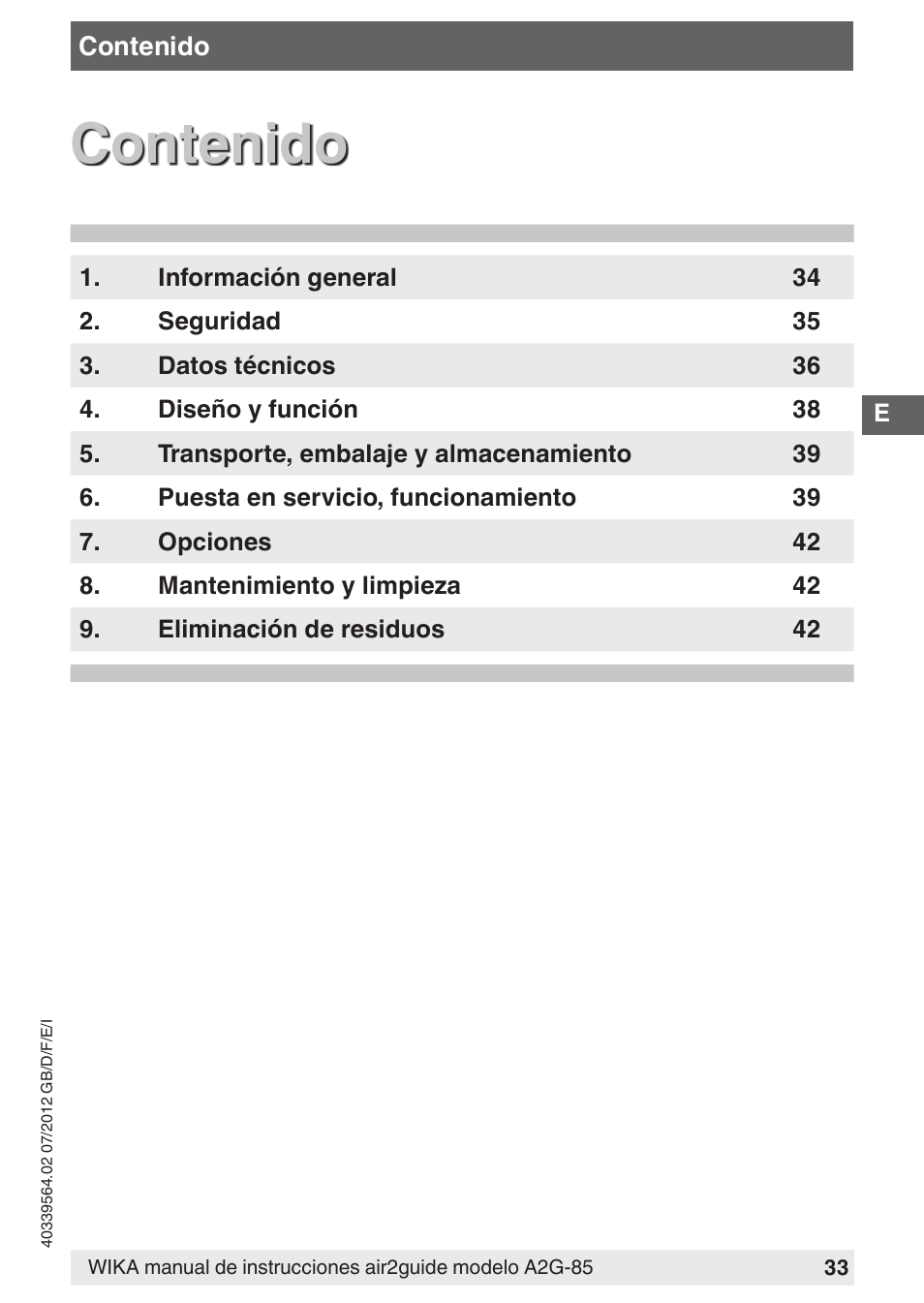 WIKA A2G-85 User Manual | Page 33 / 56