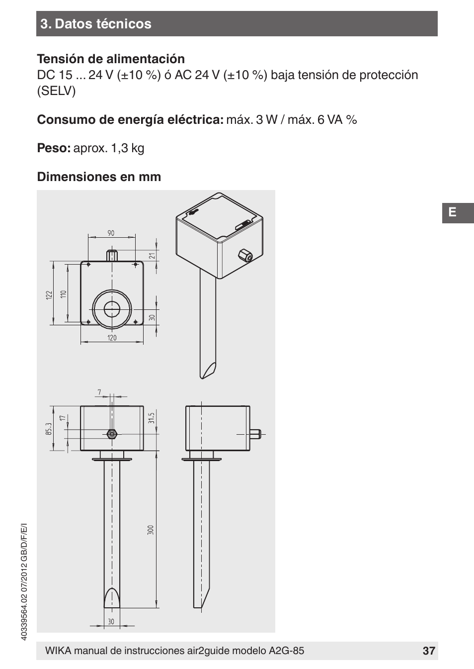 WIKA A2G-85 User Manual | Page 37 / 56
