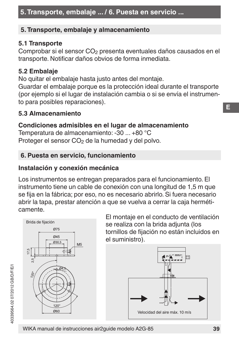 WIKA A2G-85 User Manual | Page 39 / 56