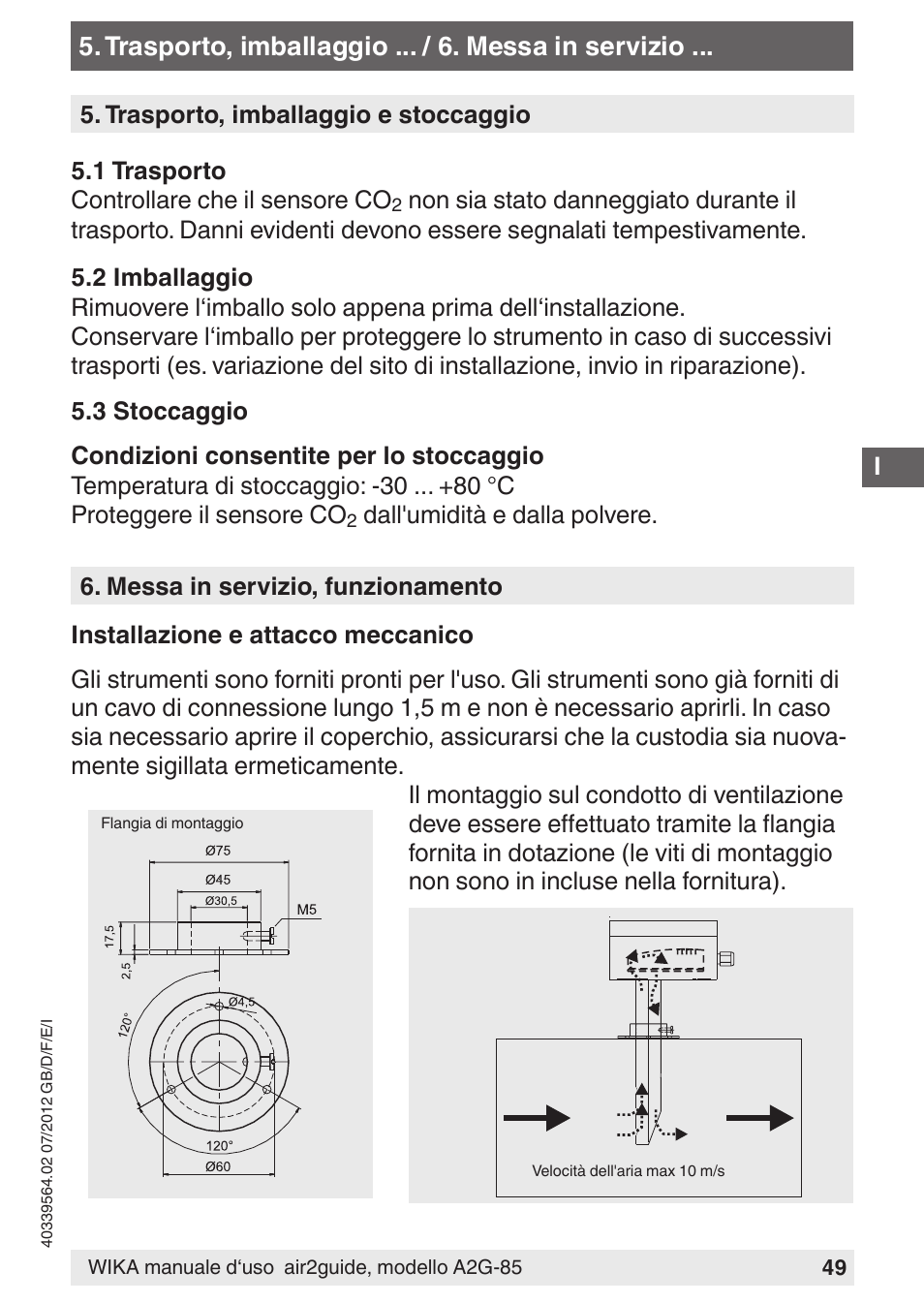 WIKA A2G-85 User Manual | Page 49 / 56