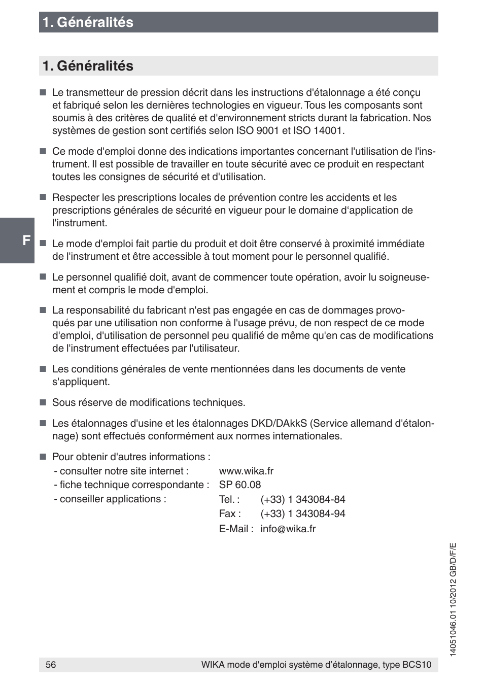 F1. généralités 1. généralités | WIKA BCS10 User Manual | Page 56 / 108