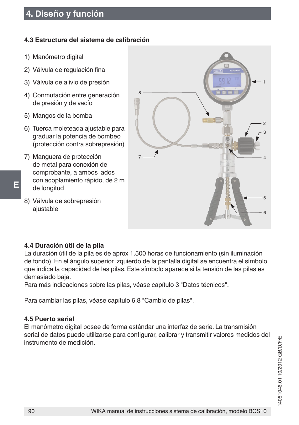 E4. diseño y función | WIKA BCS10 User Manual | Page 90 / 108