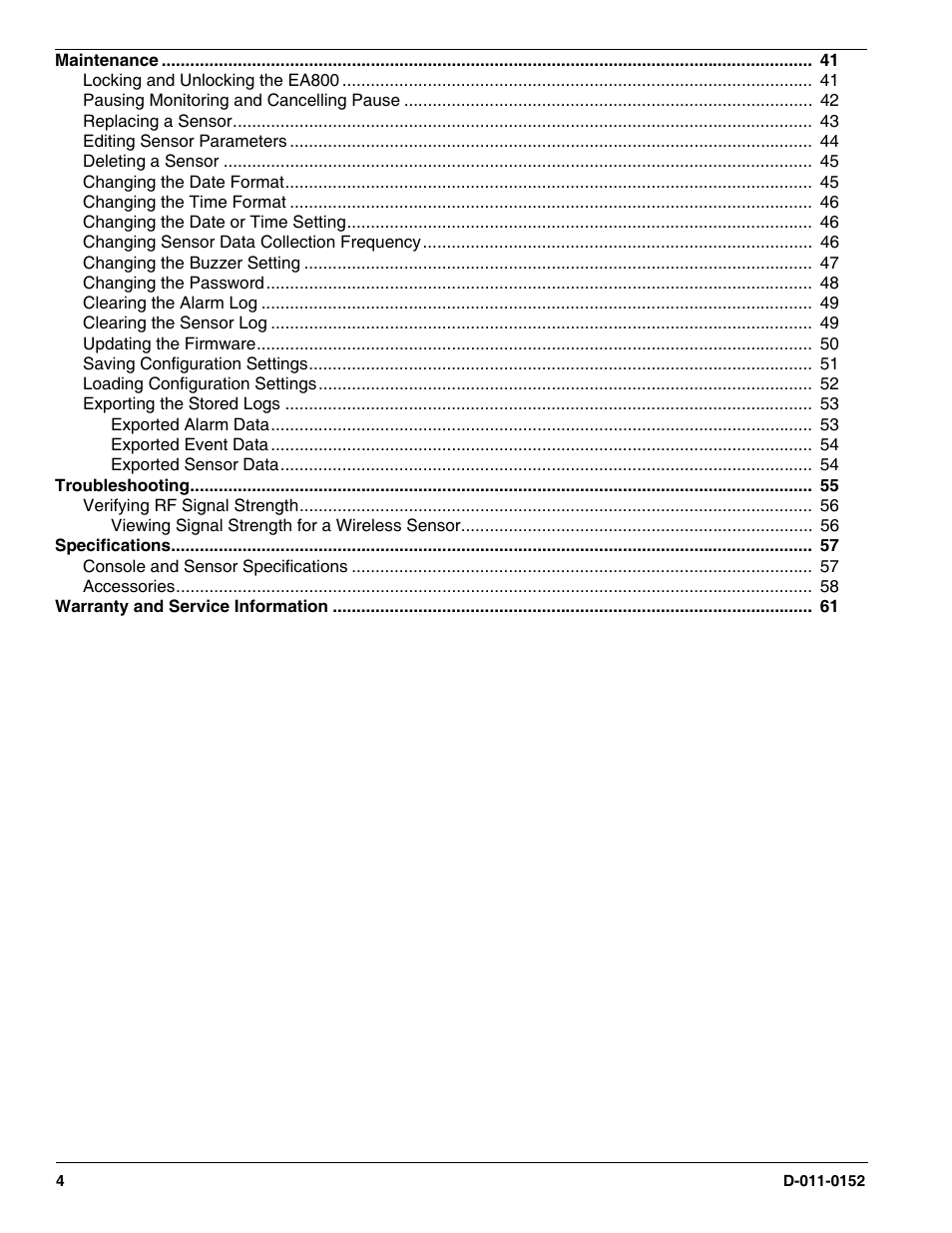 Winland Electronics EA800-ip User Manual | Page 4 / 60