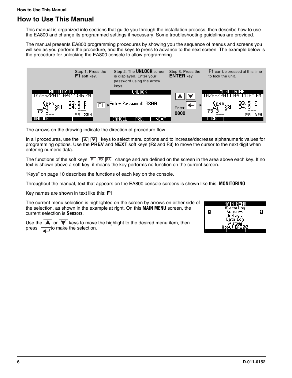 How to use this manual | Winland Electronics EA800-ip User Manual | Page 6 / 60