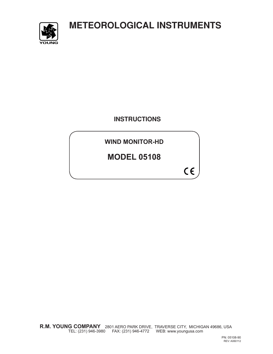 Young Heavy Duty Wind Monitor-HD Model 05108 User Manual | 11 pages