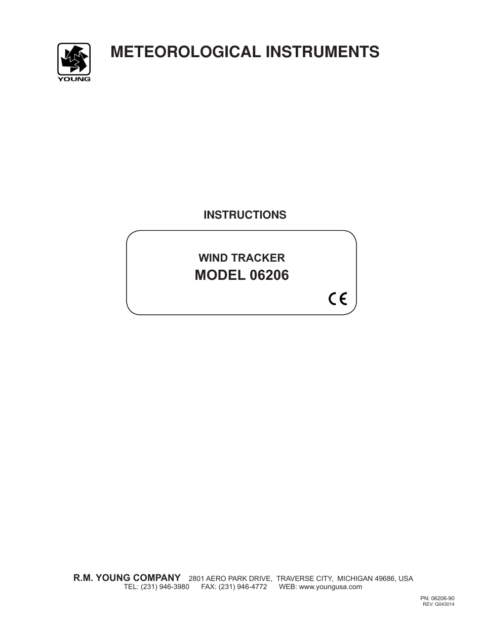 Young Marine Wind Tracker Model 06206 User Manual | 7 pages