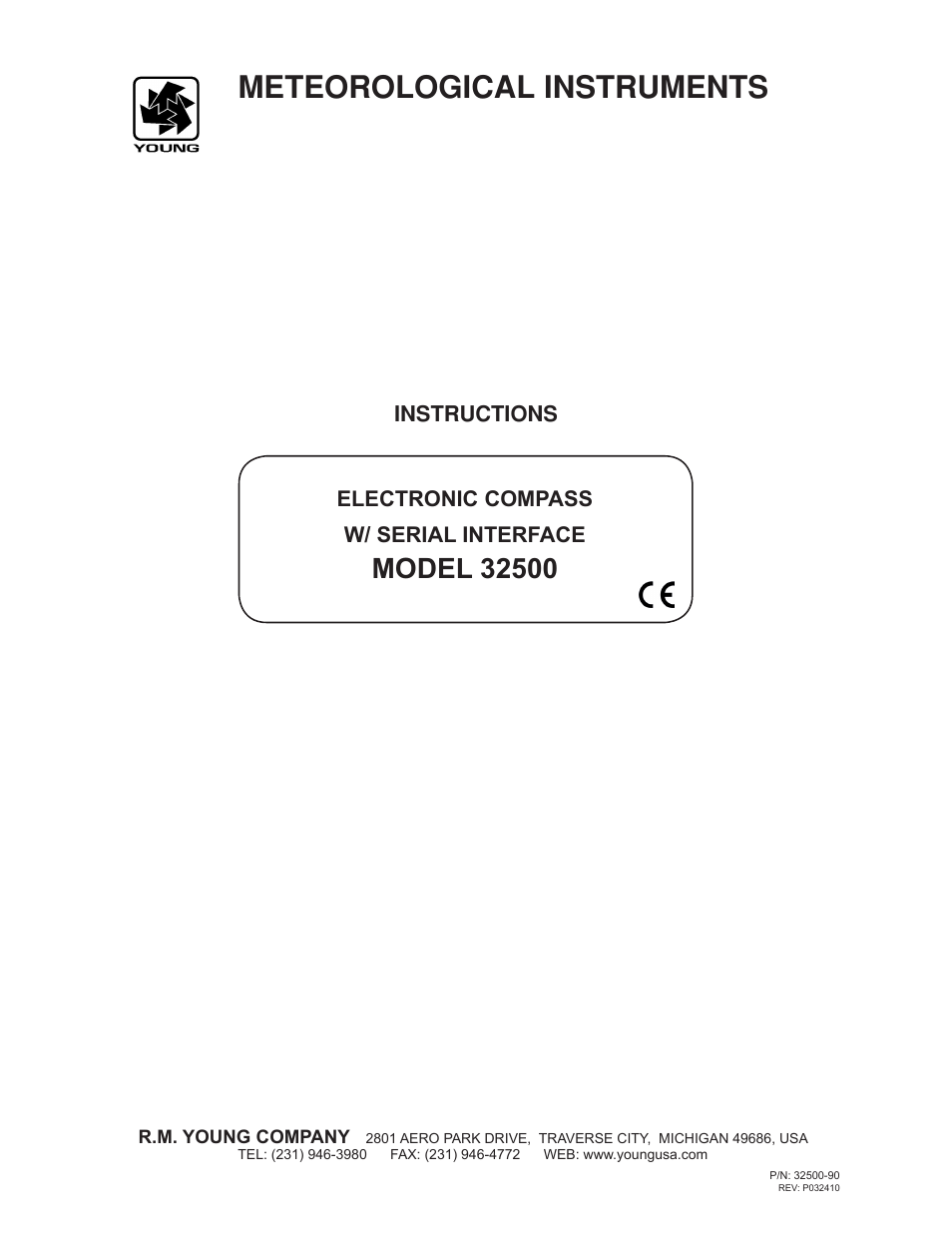 Young Compass / Serial Interface 32500 User Manual | 10 pages