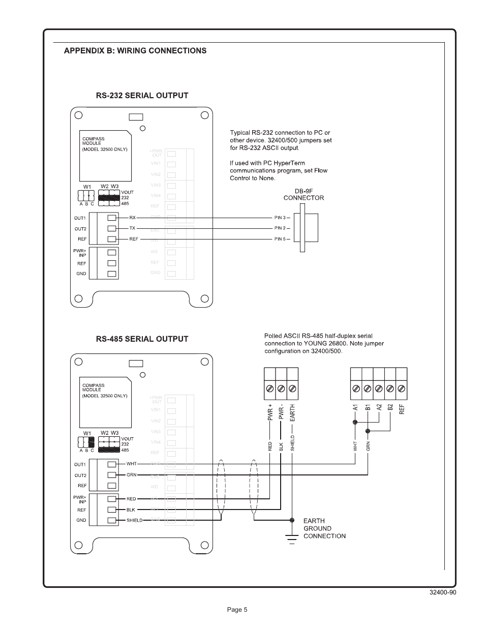 Young Compass / Serial Interface 32400 User Manual | Page 6 / 8