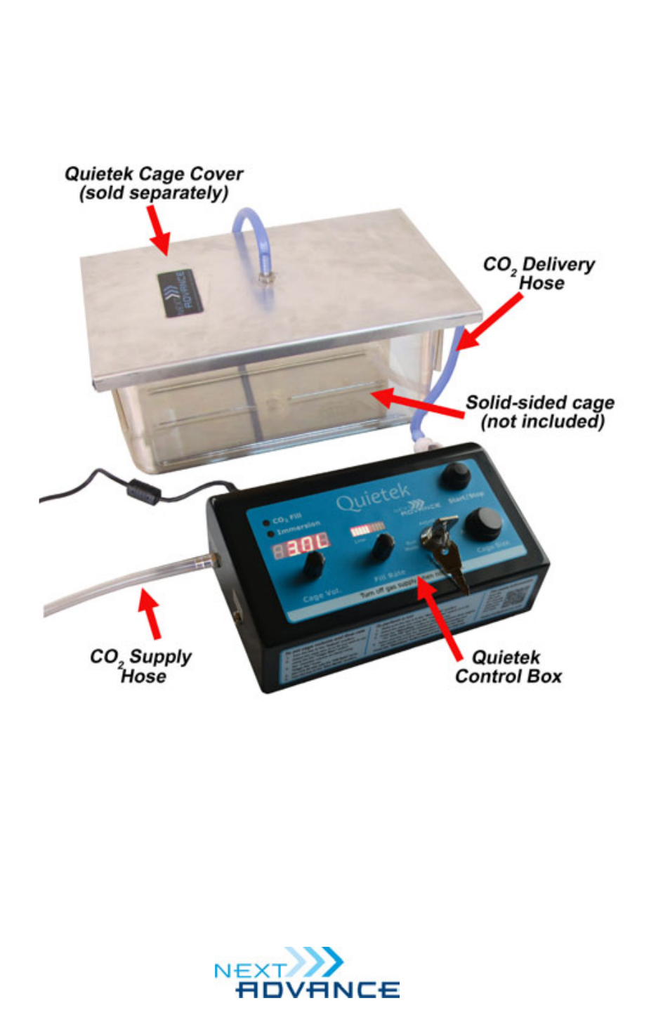 Quietek components | Next Advance QTKXL User Manual | Page 2 / 7