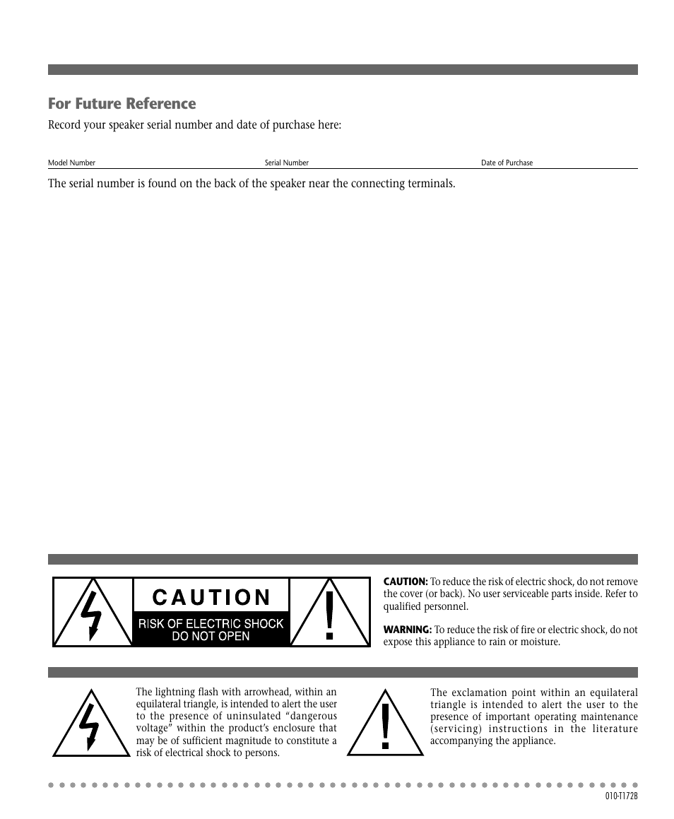 For future reference | Atlantic Technology T70.1PBM User Manual | Page 12 / 12