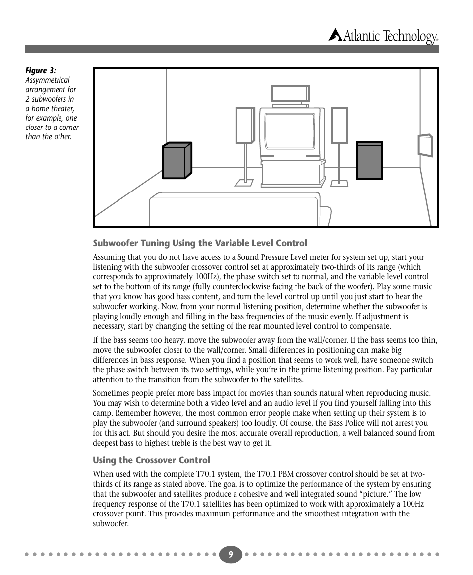 Atlantic technology | Atlantic Technology T70.1PBM User Manual | Page 9 / 12