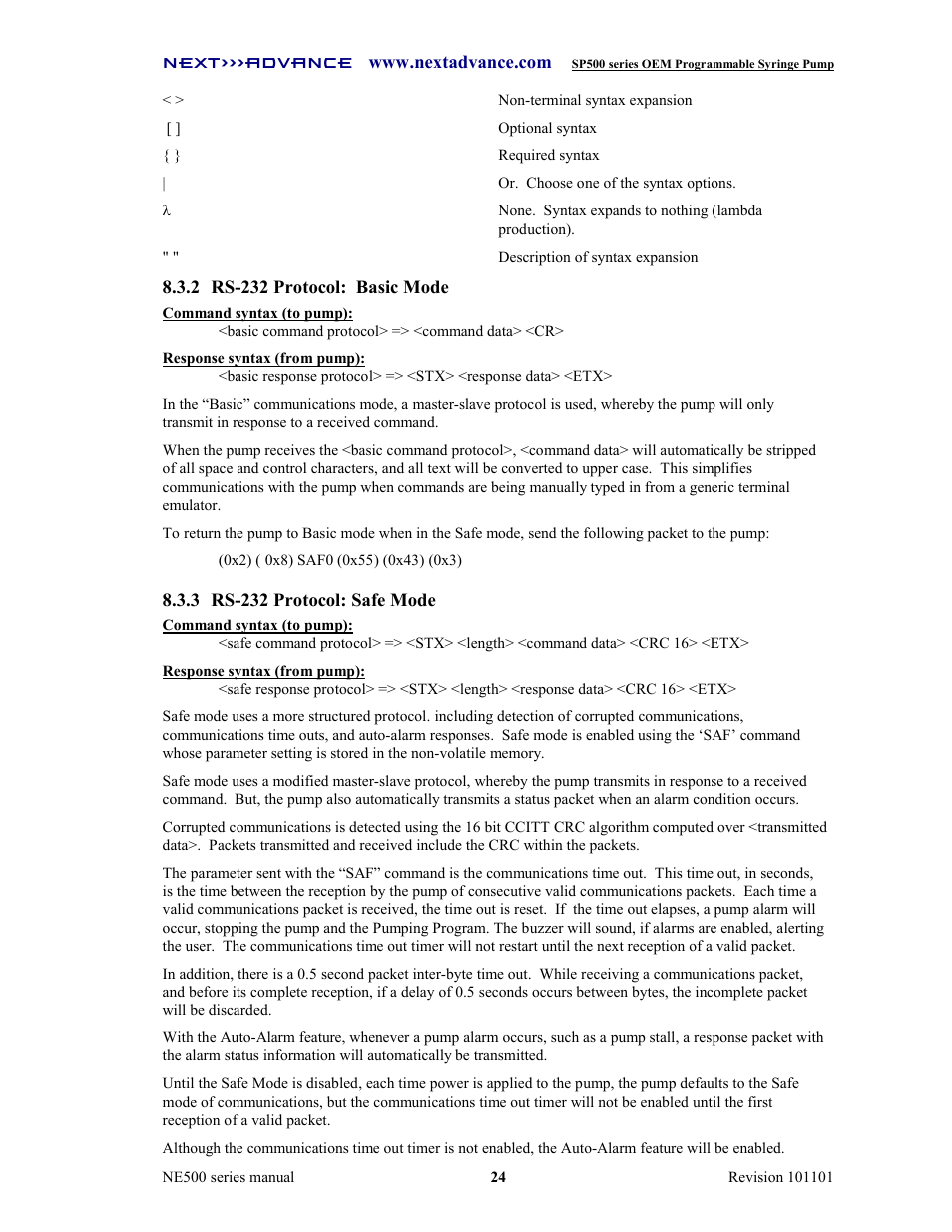 Next Advance SP570-M User Manual | Page 29 / 44