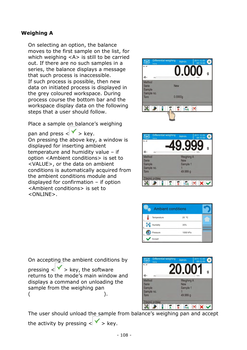 RADWAG MYA 5.3Y.F1 Microbalance User Manual | Page 108 / 198