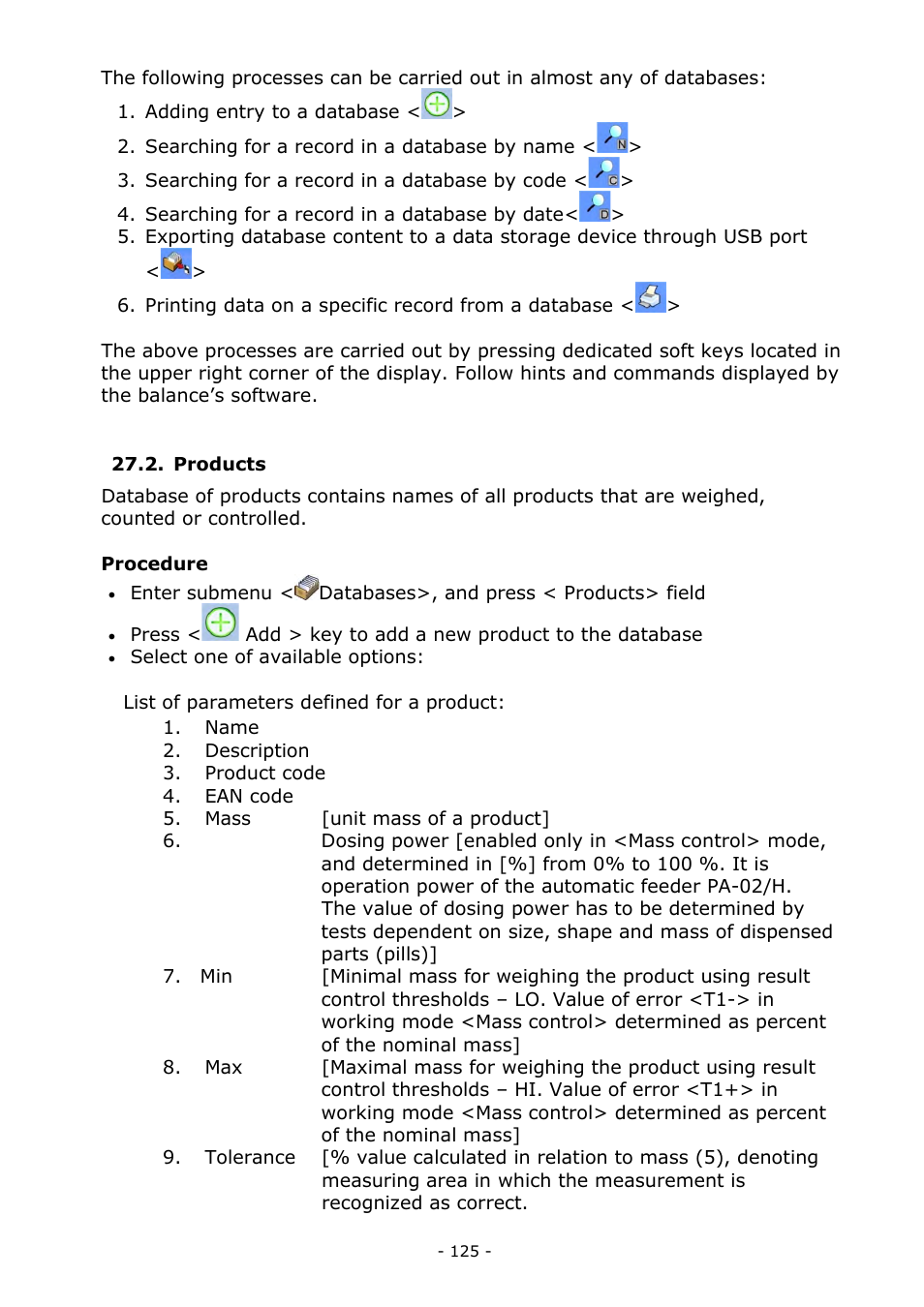 Products | RADWAG MYA 5.3Y.F1 Microbalance User Manual | Page 125 / 198