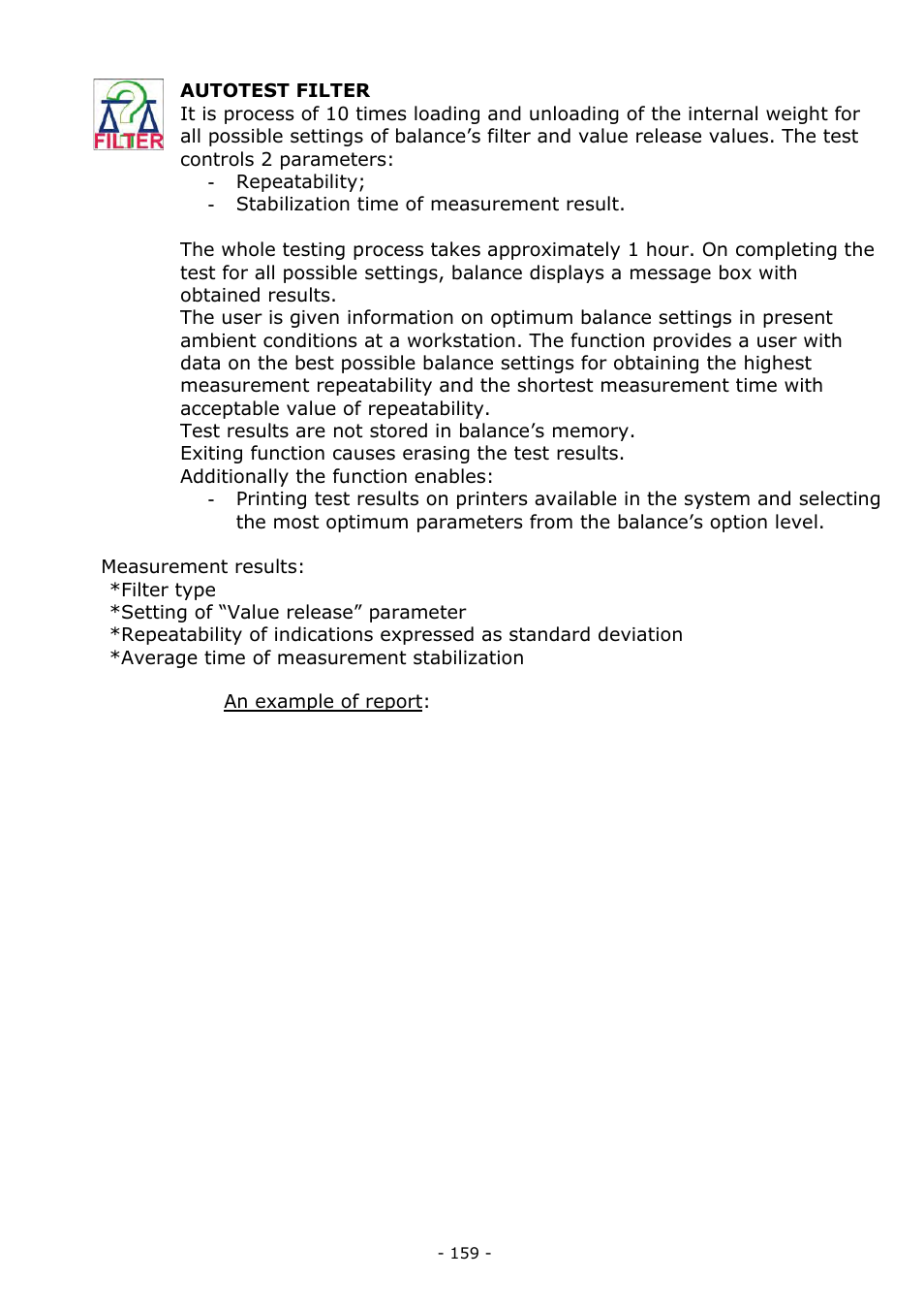 RADWAG MYA 5.3Y.F1 Microbalance User Manual | Page 159 / 198