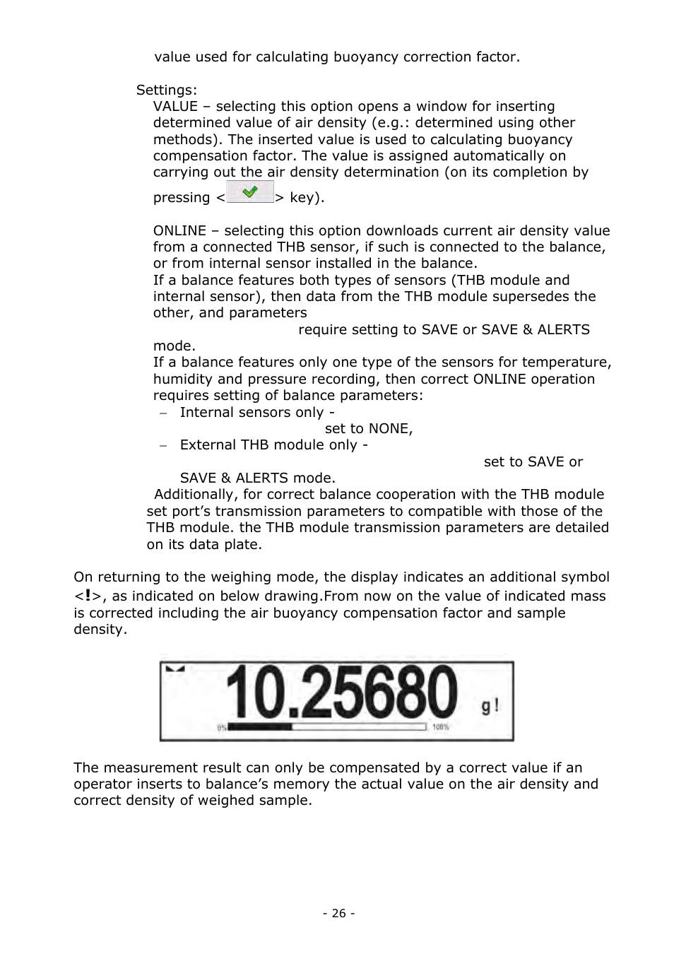 RADWAG MYA 5.3Y.F1 Microbalance User Manual | Page 26 / 198