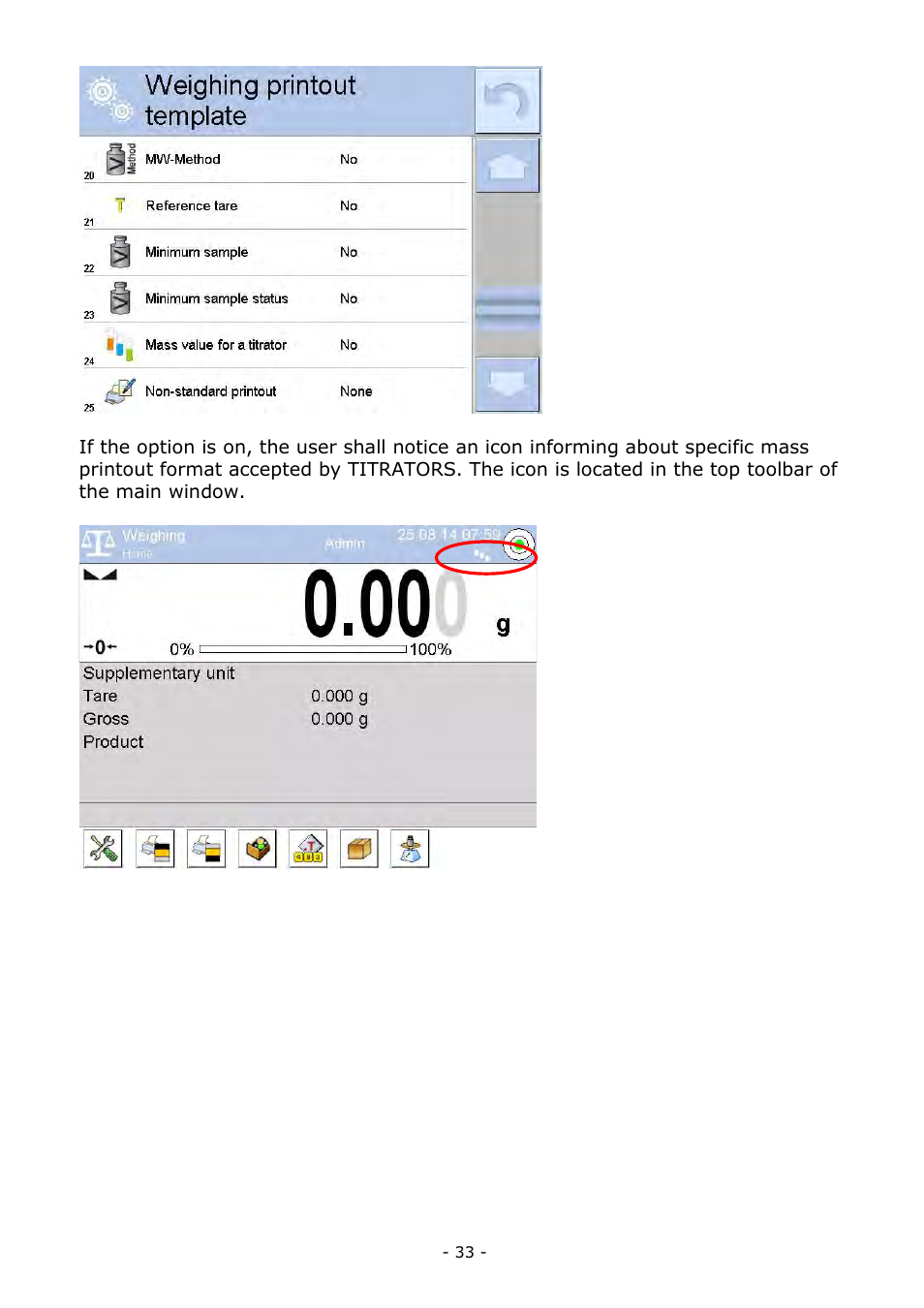 RADWAG MYA 5.3Y.F1 Microbalance User Manual | Page 33 / 198