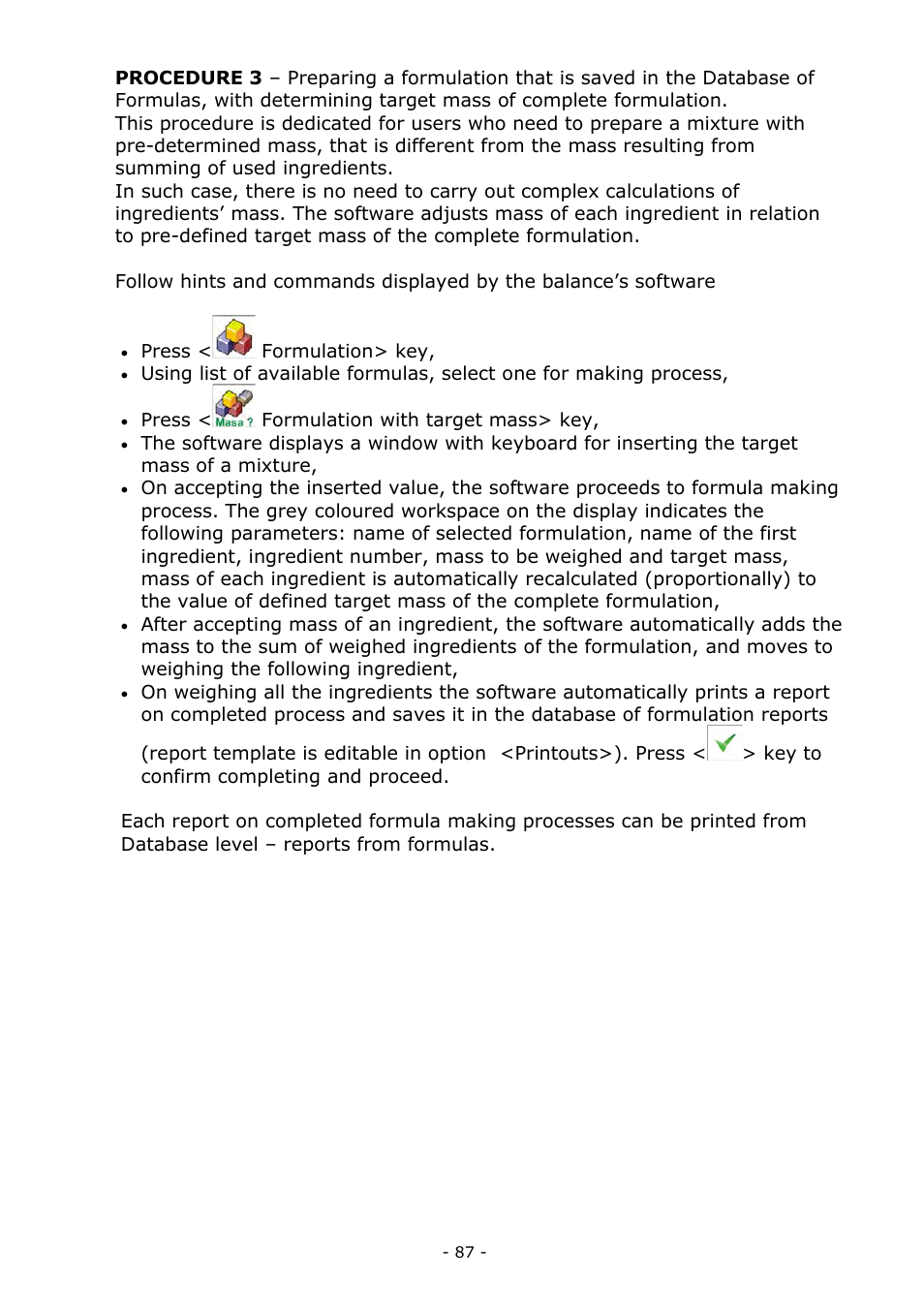 RADWAG MYA 5.3Y.F1 Microbalance User Manual | Page 87 / 198