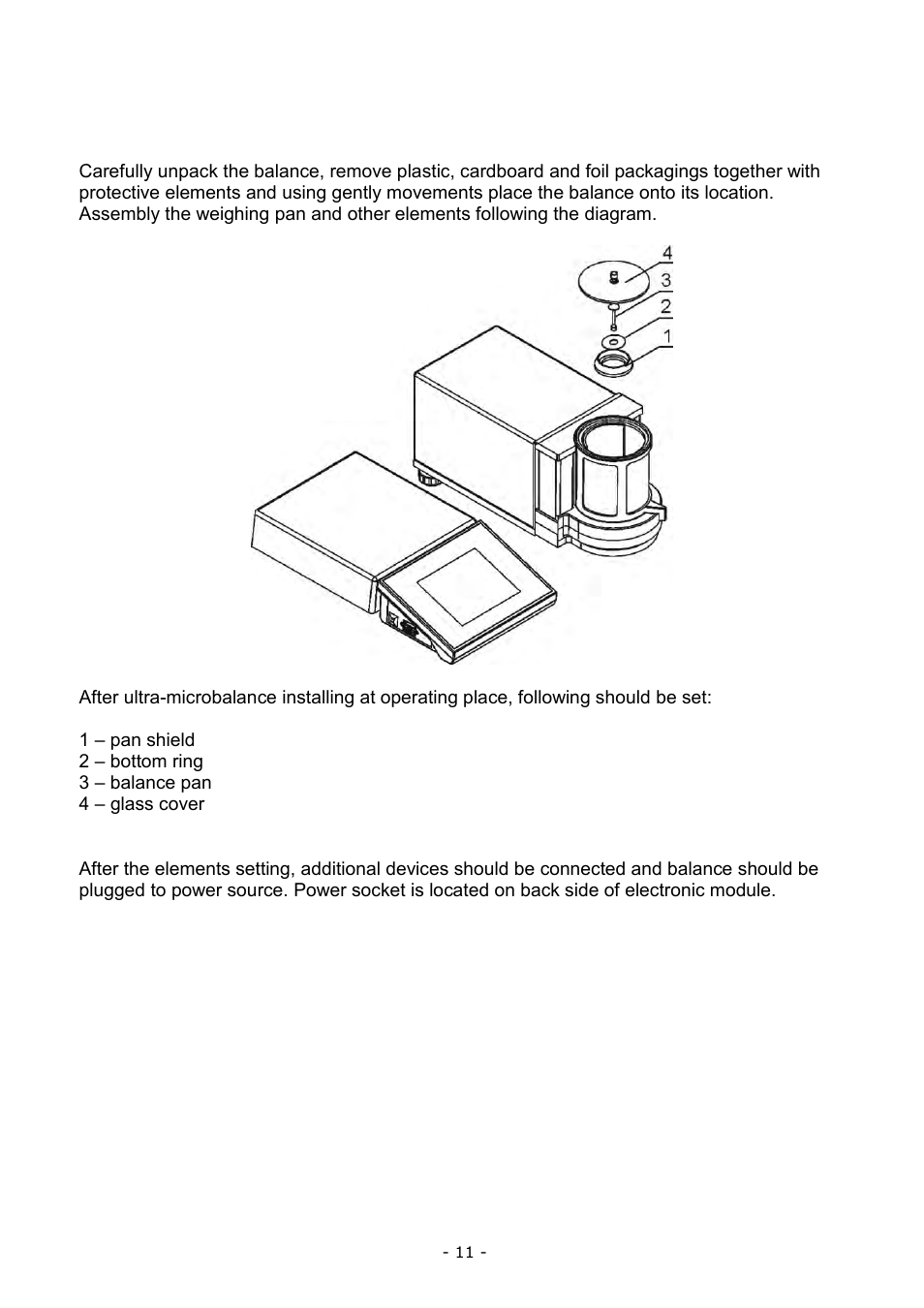 Unpacking and installation, Ultra-microbalaces uya 3y | RADWAG BALANCES 3Y SERIES User Manual | Page 11 / 246