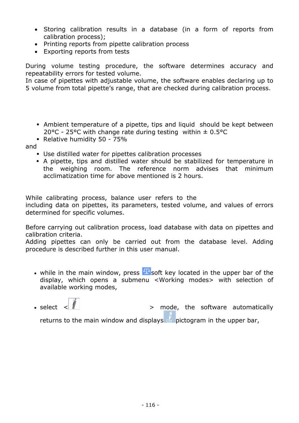 RADWAG BALANCES 3Y SERIES User Manual | Page 116 / 246