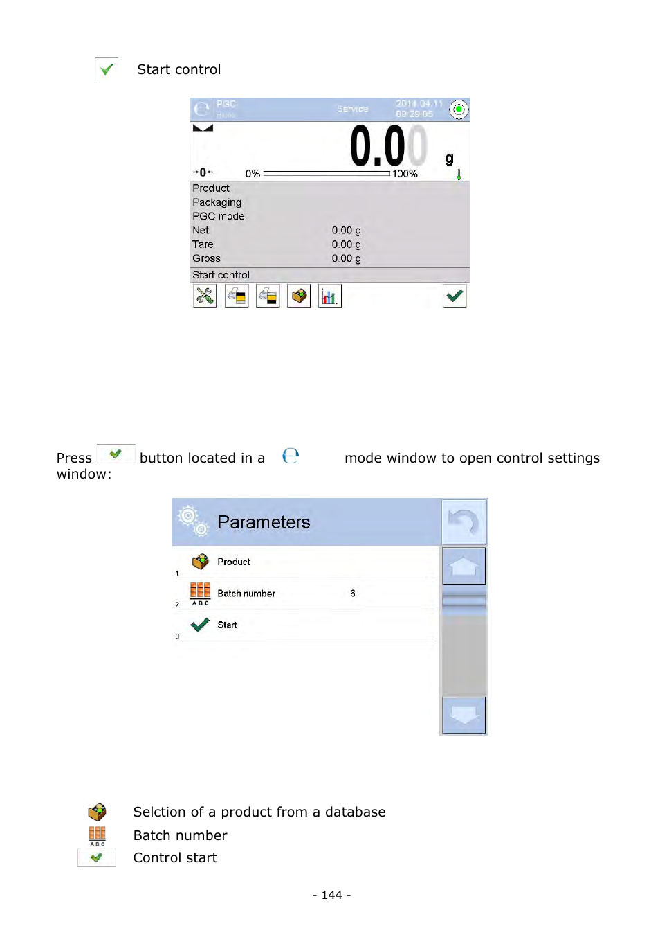 Control settings | RADWAG BALANCES 3Y SERIES User Manual | Page 144 / 246