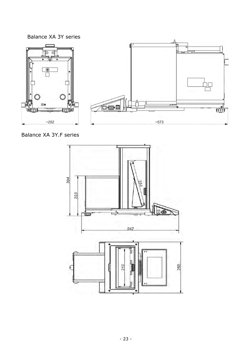 RADWAG BALANCES 3Y SERIES User Manual | Page 23 / 246