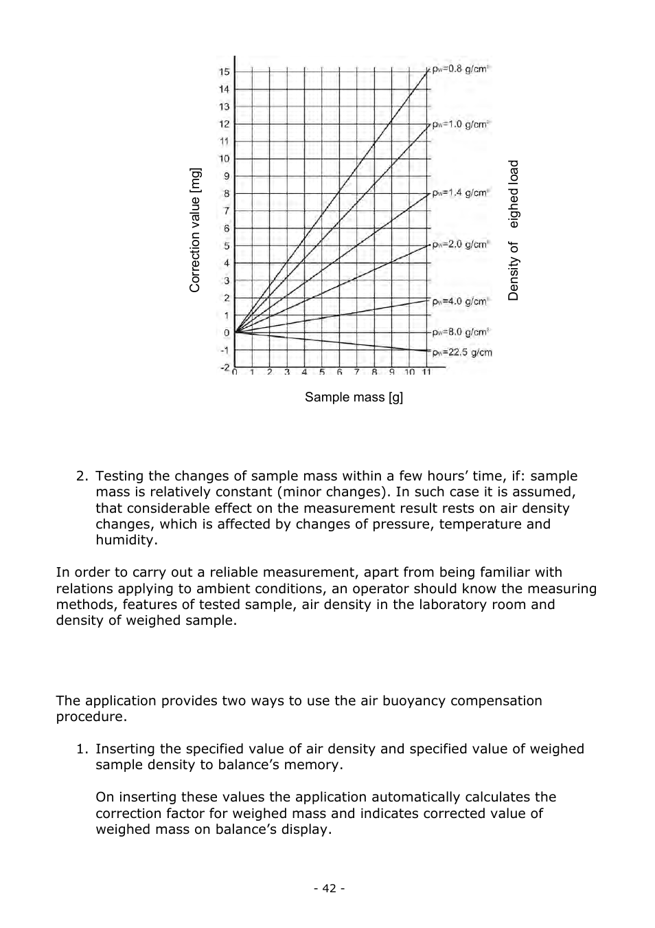 RADWAG BALANCES 3Y SERIES User Manual | Page 42 / 246