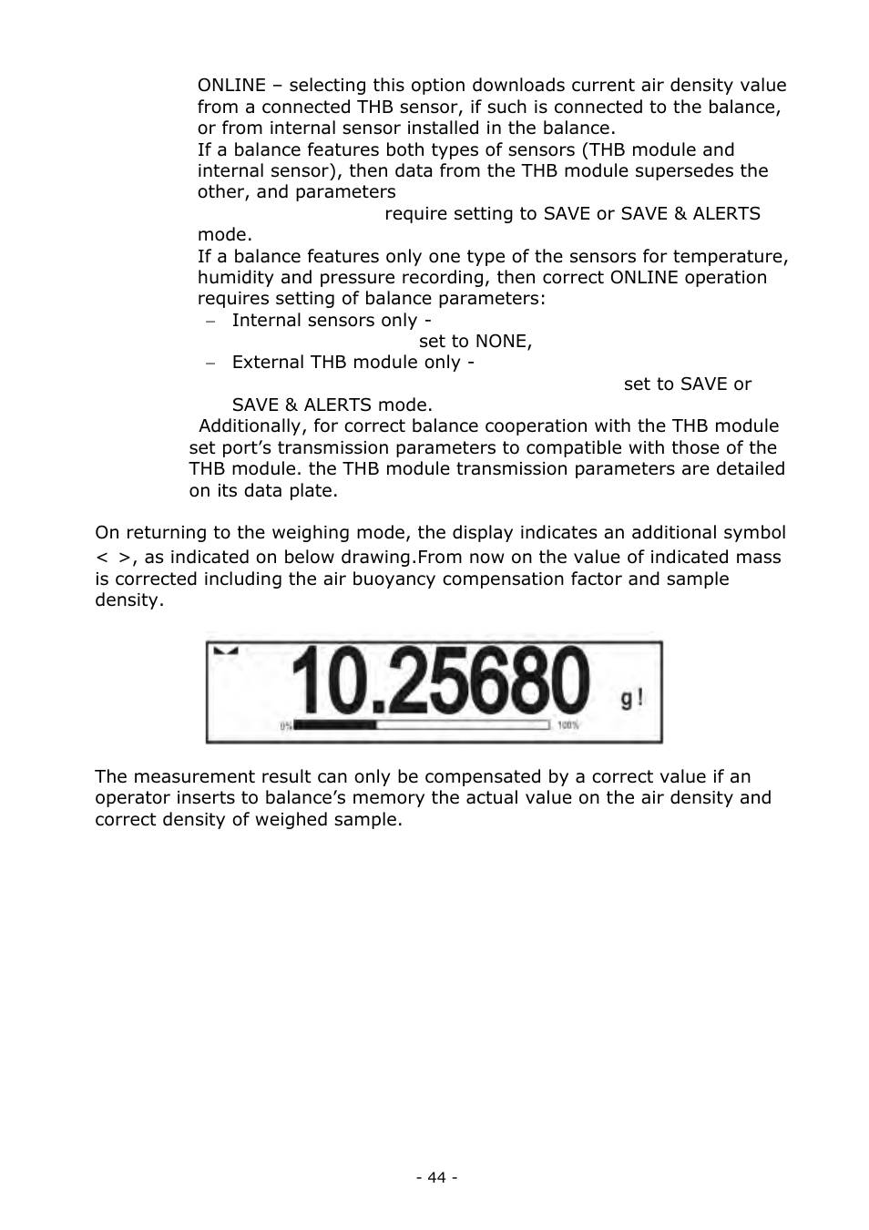 RADWAG BALANCES 3Y SERIES User Manual | Page 44 / 246