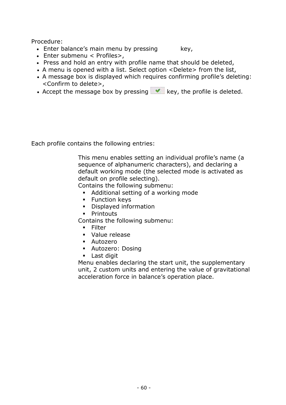Profile structure | RADWAG BALANCES 3Y SERIES User Manual | Page 60 / 246