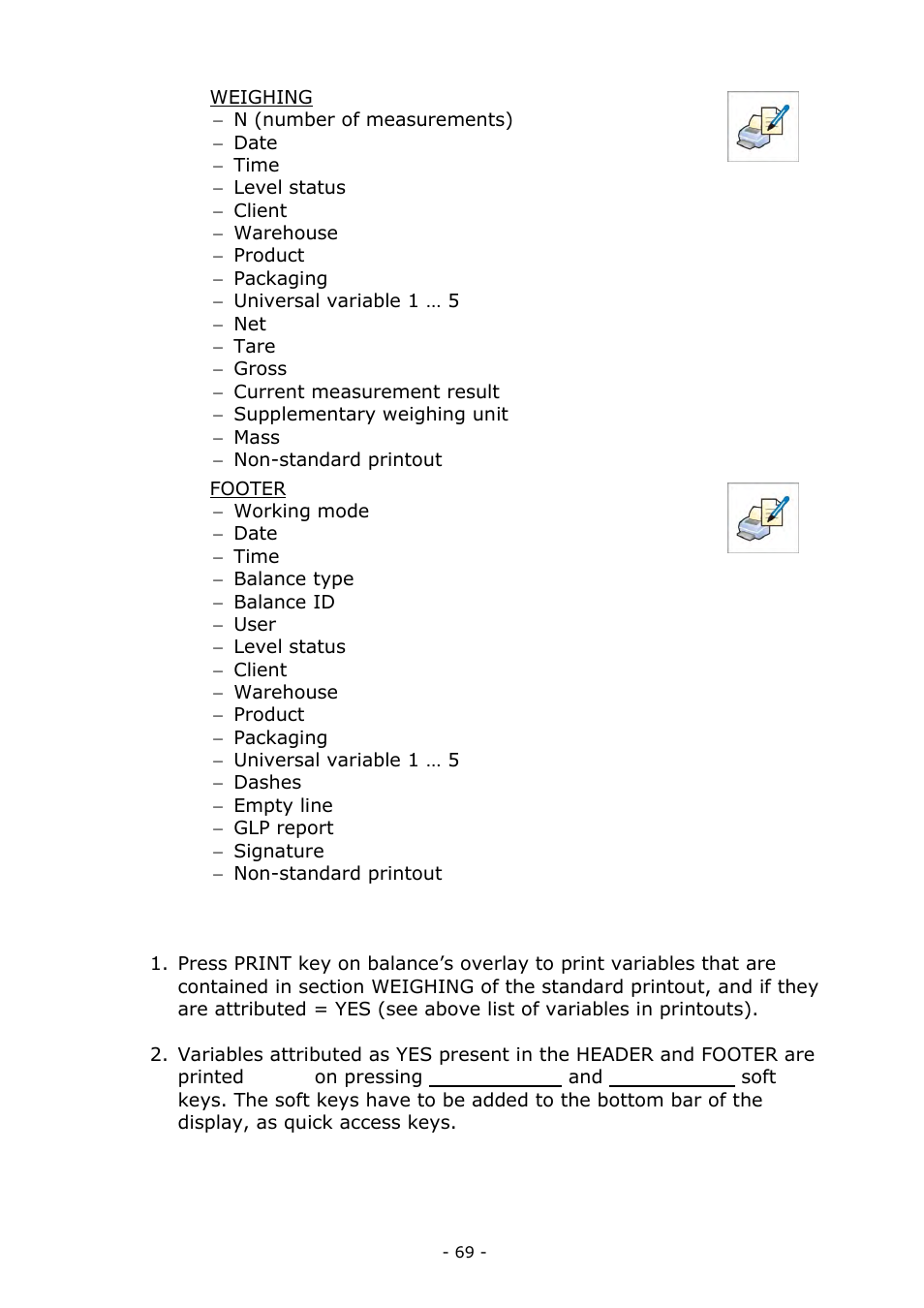 RADWAG BALANCES 3Y SERIES User Manual | Page 69 / 246