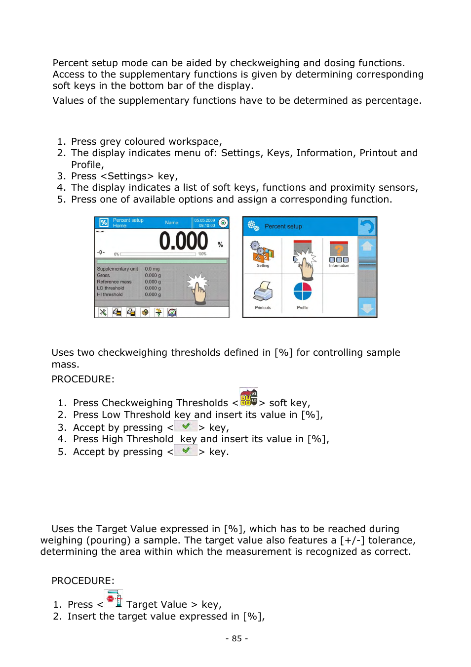 RADWAG BALANCES 3Y SERIES User Manual | Page 85 / 246