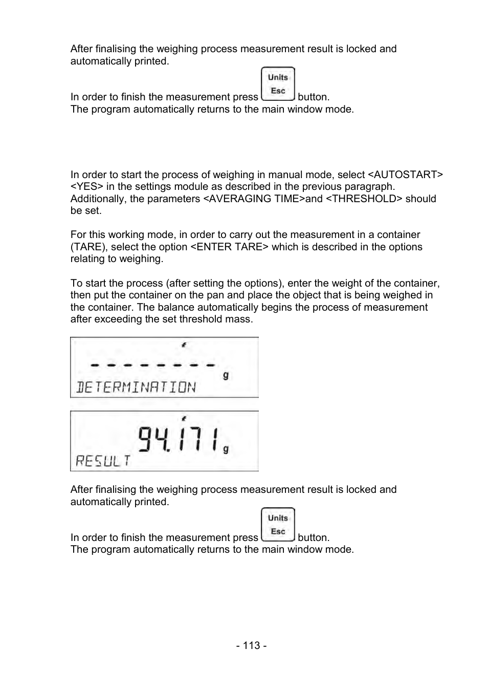 RADWAG PS 510.R2.CT Carat Balance User Manual | Page 113 / 174