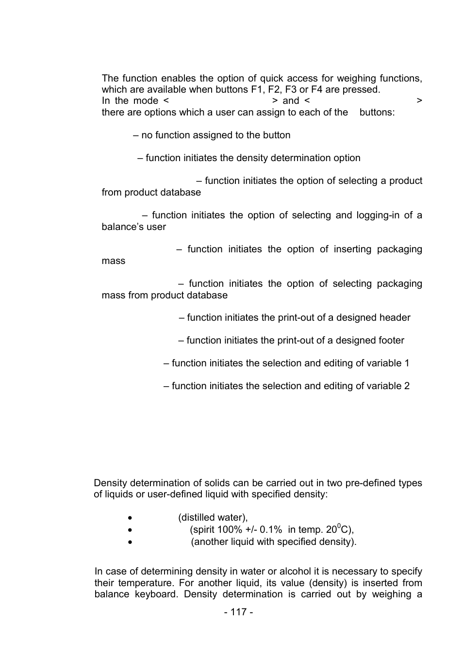Density determination of solids | RADWAG PS 510.R2.CT Carat Balance User Manual | Page 117 / 174