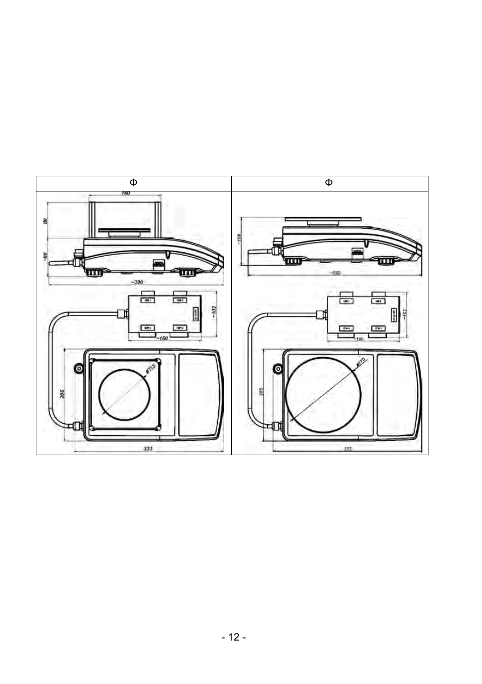 RADWAG PS 510.R2.CT Carat Balance User Manual | Page 12 / 174