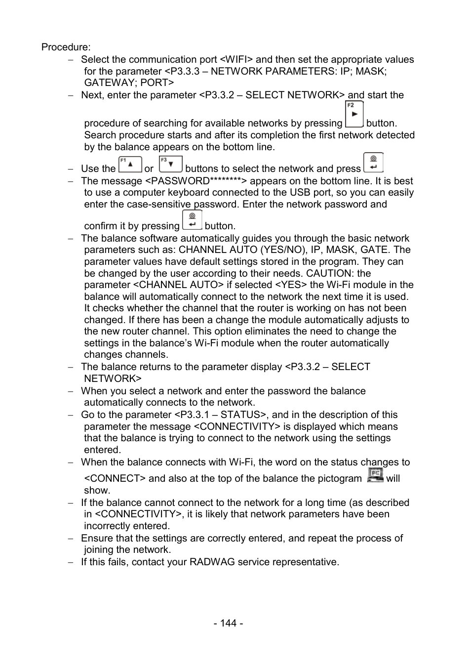 RADWAG PS 510.R2.CT Carat Balance User Manual | Page 144 / 174