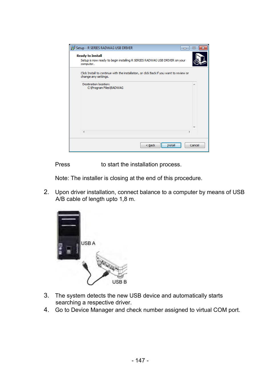 RADWAG PS 510.R2.CT Carat Balance User Manual | Page 147 / 174