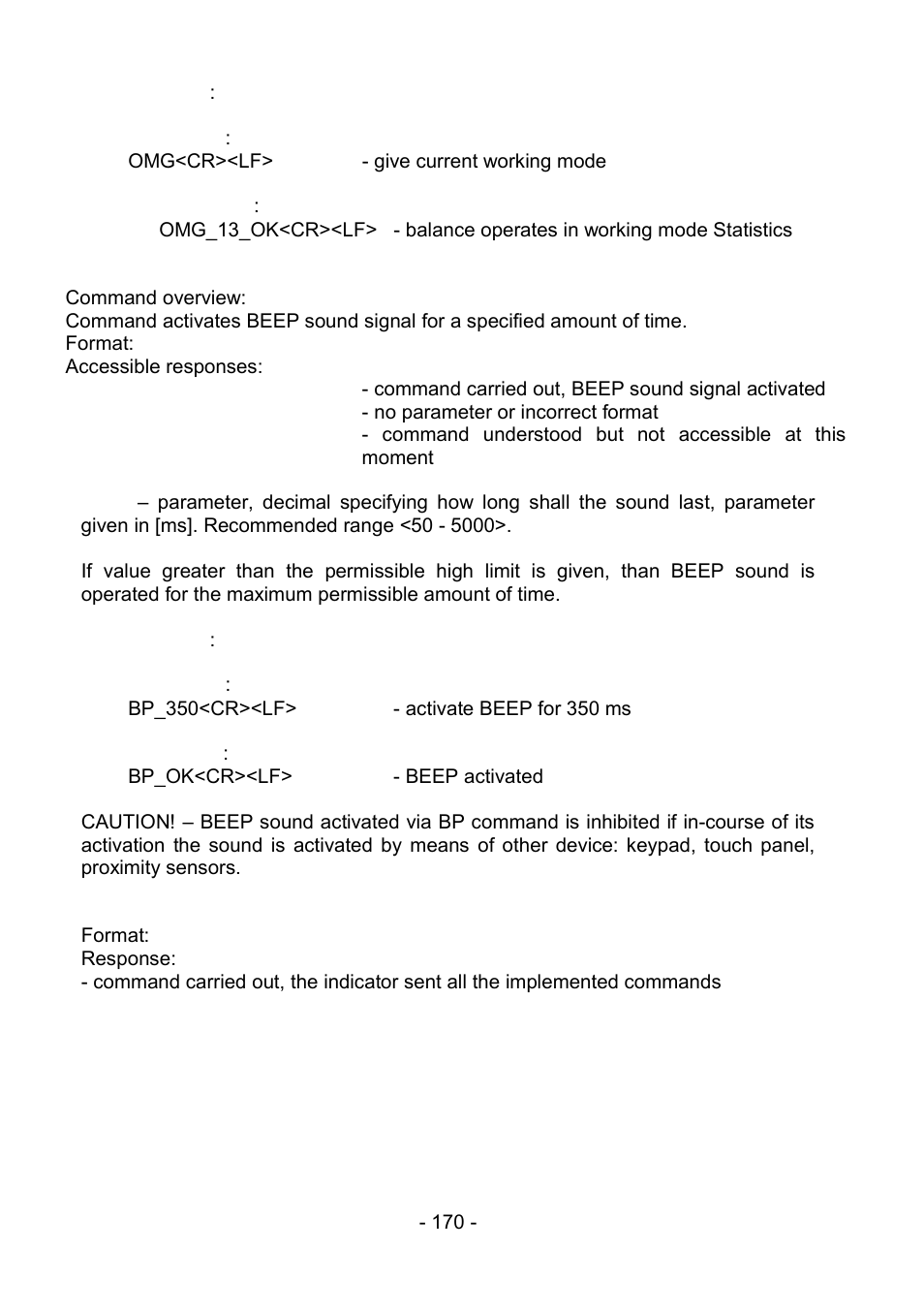 RADWAG PS 510.R2.CT Carat Balance User Manual | Page 170 / 174