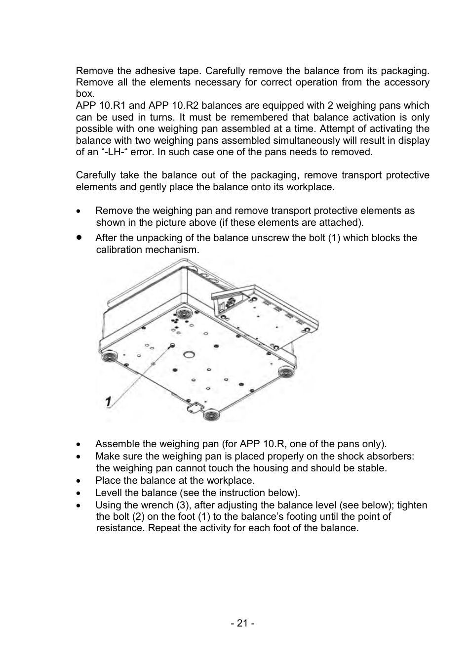 RADWAG PS 510.R2.CT Carat Balance User Manual | Page 21 / 174